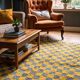 Berber rug with a checkerboard pattern - 297 x 200 cm