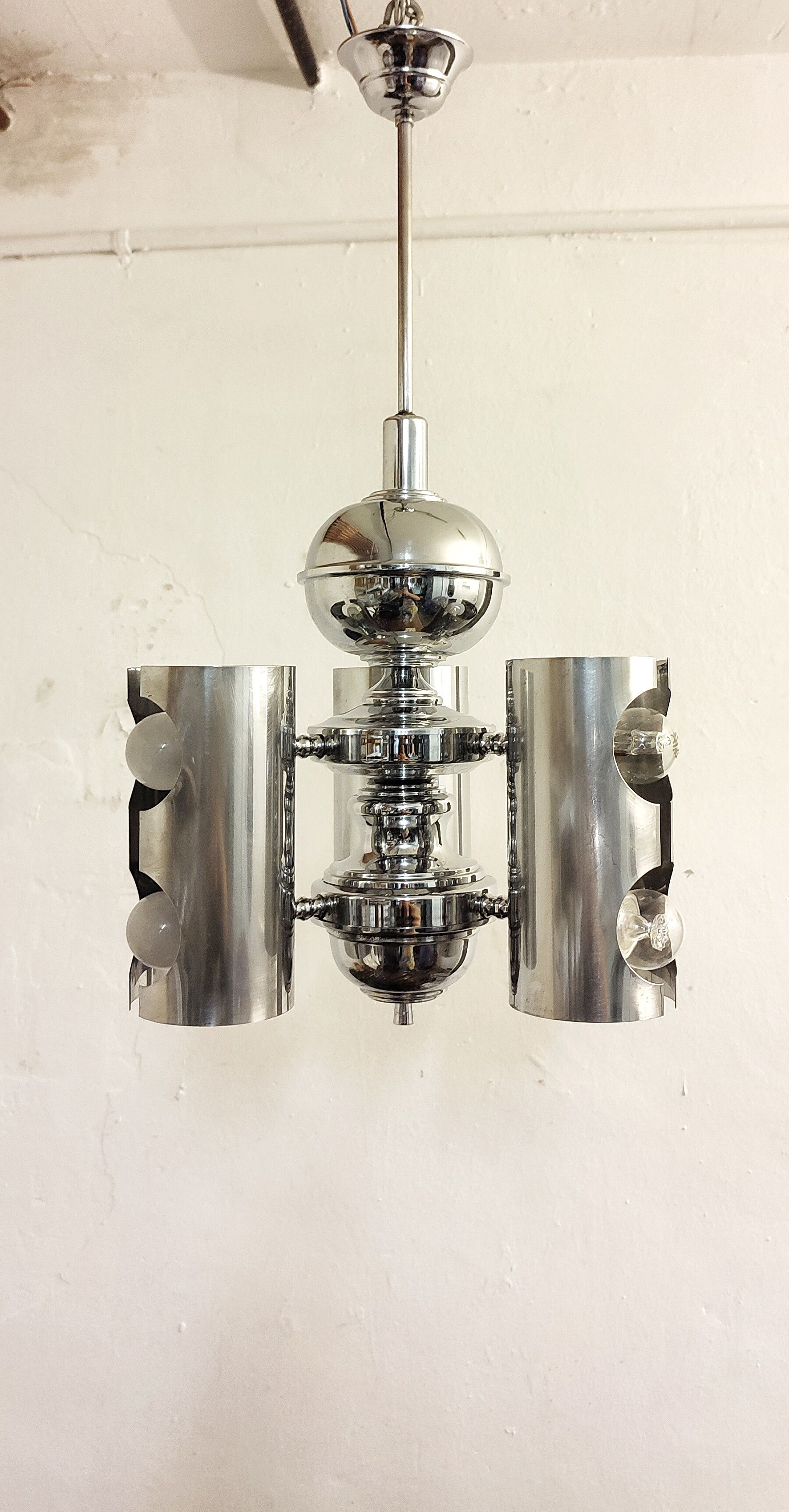 Ceiling lamp "Space Age". France 1970s.