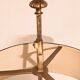 Gilded bronze and painted tin bouillotte lamp