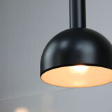 Suspension vintage noir et laiton