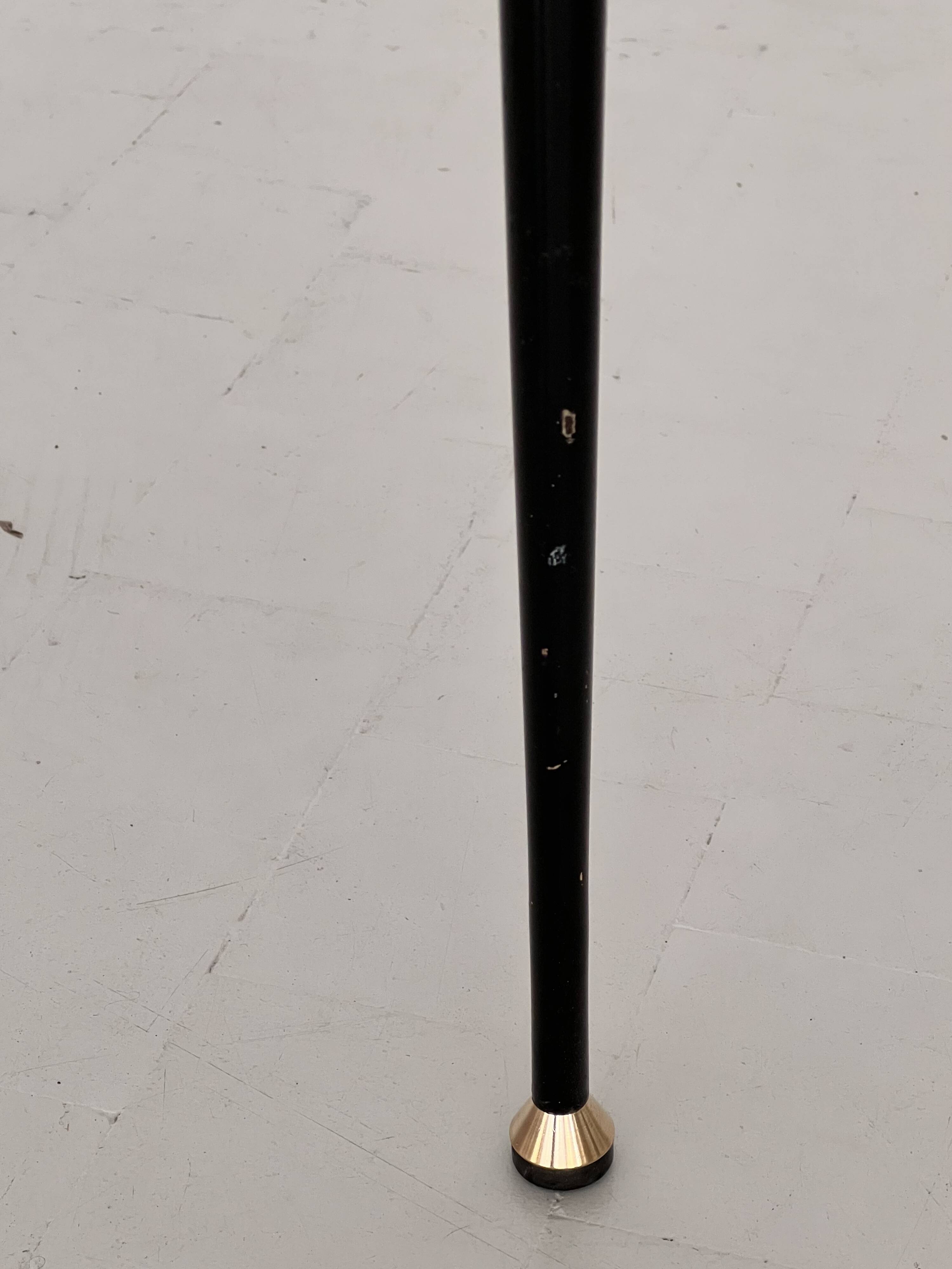 Italian Arlecchino Side Table in Glass by Edoardo Paoli for Vitrex