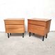 Paire de chevets pieds acier, 1960