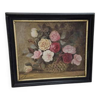 Rose Bouquet Painting