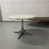 Table basse en marbre arrabescato design Georges Nelson édition herman miller circa 1960