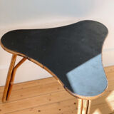 Black rattan table