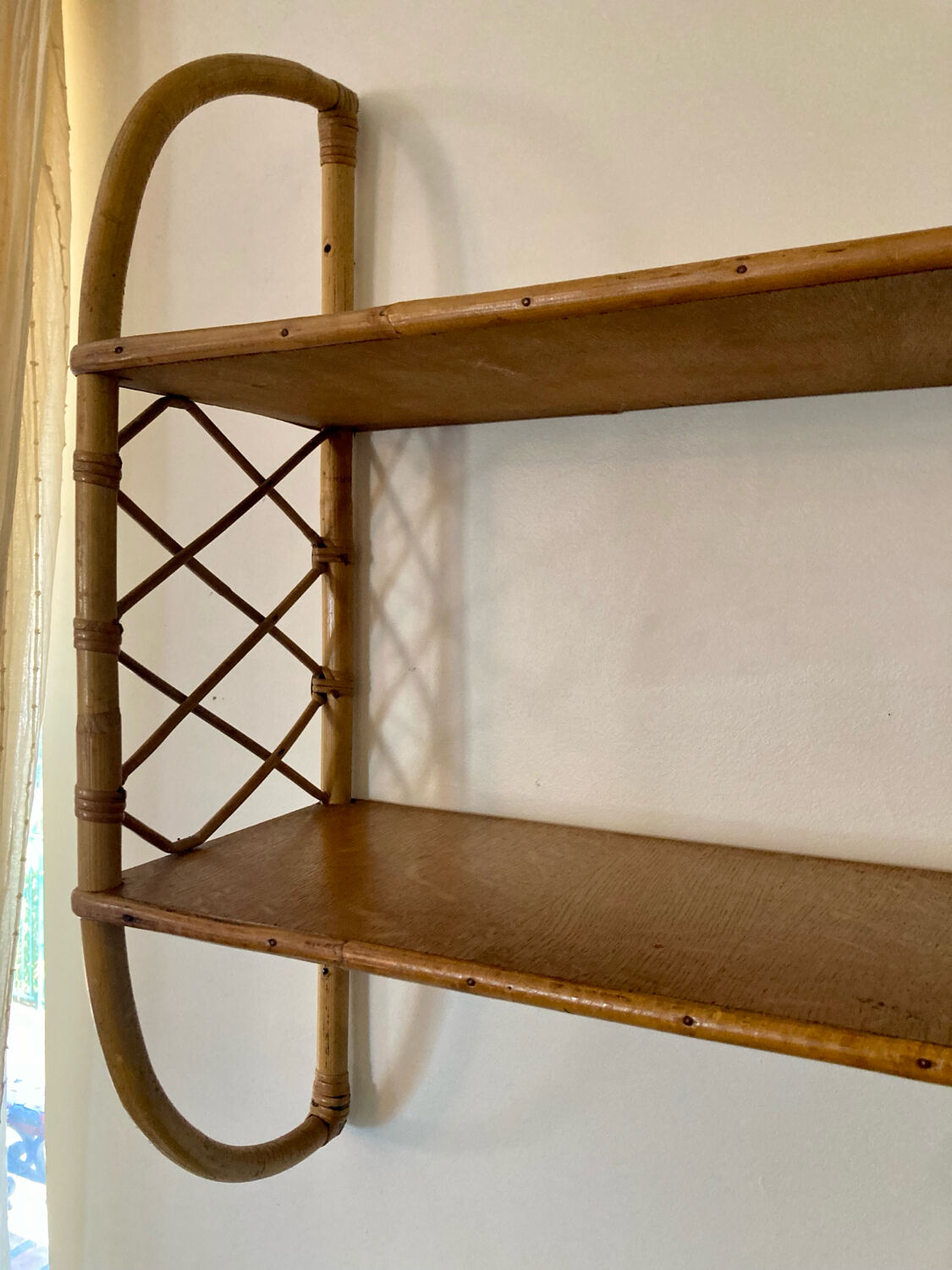 Grande étagère murale vintage des années 60-70