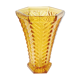 Vase art déco jaune ambré