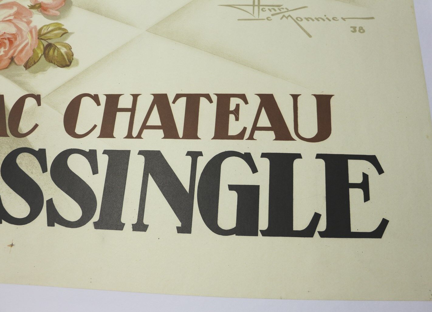 Canvas poster by Henri le Monnier for Armagnac liquor, 1938