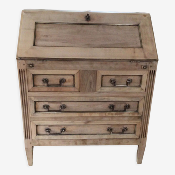 Pickled oak desk