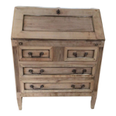 Pickled oak desk