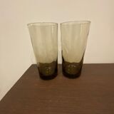 Verre teinté noir 70's