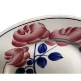 Dessert plates with rose decoration HBCM