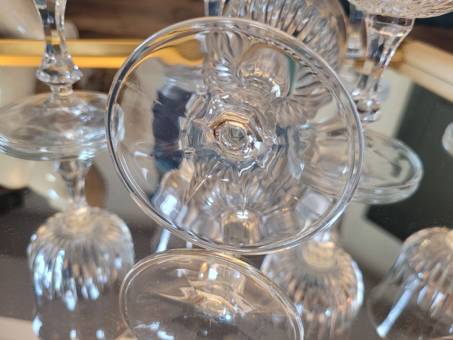 70's stemware