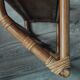 Vintage rattan shelf