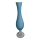 Blue opaline vase