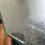 Mirror, antique octagonal tray.