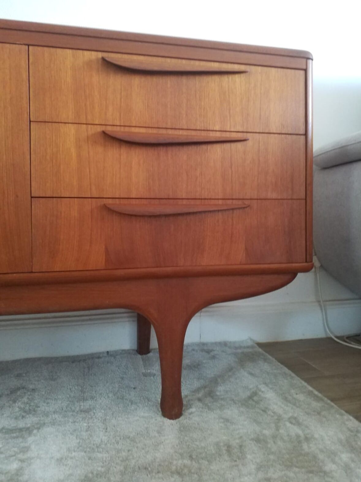 Sideboard teak furniture tv paris