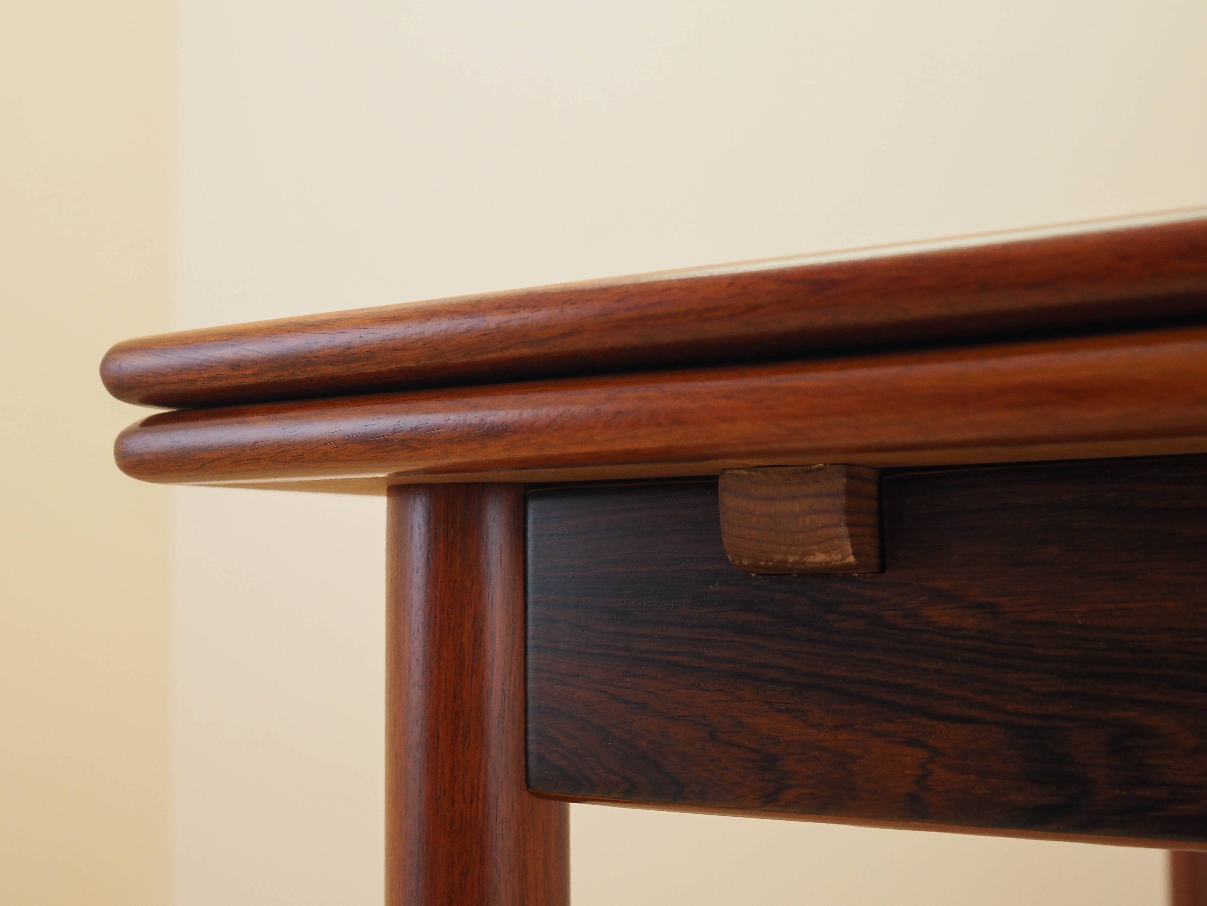 Rosewood table, Danish design, 1970s, made in Denmark