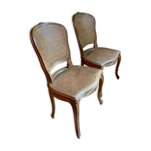 Chaise Louid XV Cannée
