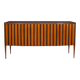 MID 20thC ITALIAN STRIPED WOODEN BUFFET BY PAOLO BUFFA c.1950