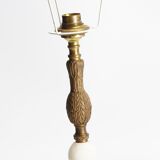 Pied de lampe en laiton vintage