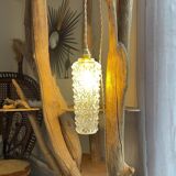 Vintage tulip lamp in customizable glass