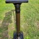 Napoleon III stand column in blackened wood and gold, mid-19th century