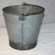 Old zinc bucket