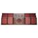Monumental antique buffet in rosewood Regency with Italian marble.