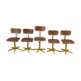 Five chairs of architect