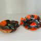 Vallauris 2 empty ceramic fish and shell pockets
