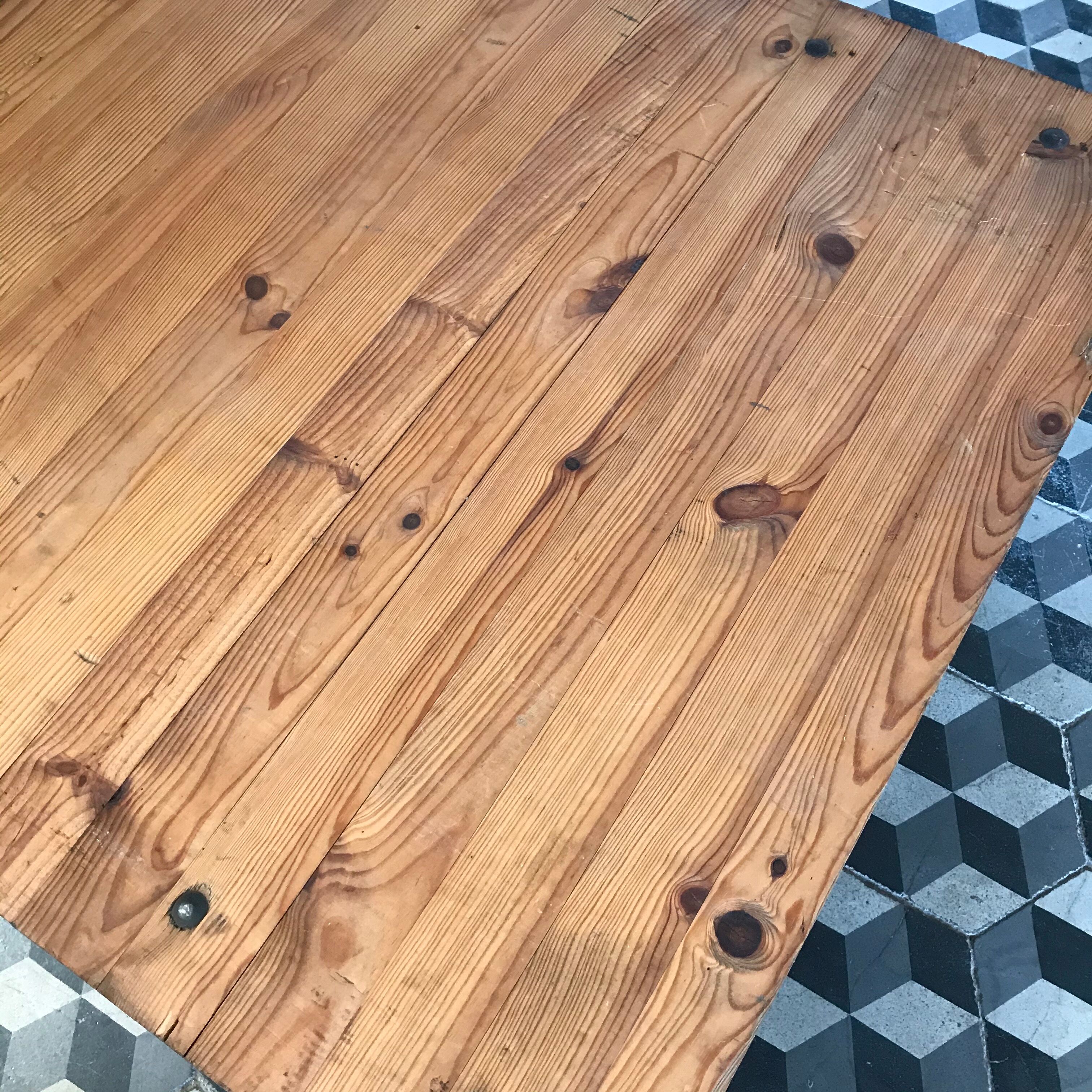 Industrial coffee table