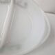 Glasbake usa hollow oven dish compartmented 2 parts vintage daisy green