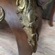 Louis XV style coffee table in marquetry and patinated bronzes circa 1950