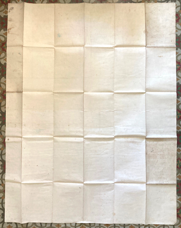 Carte Argentine XIXe