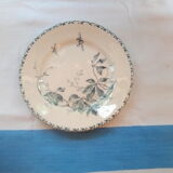 Assorted 18 old blue plates