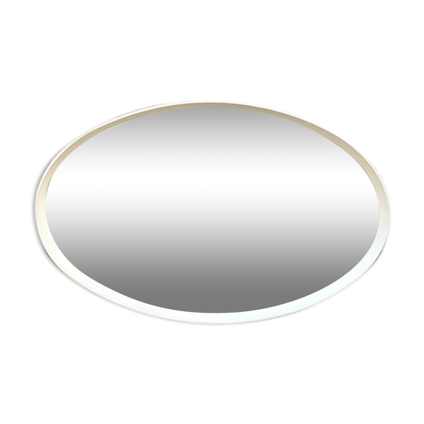 Contemporary mirror white frame