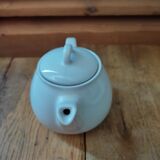 Pichet à lait théière en porcelaine blanche ancien vintage