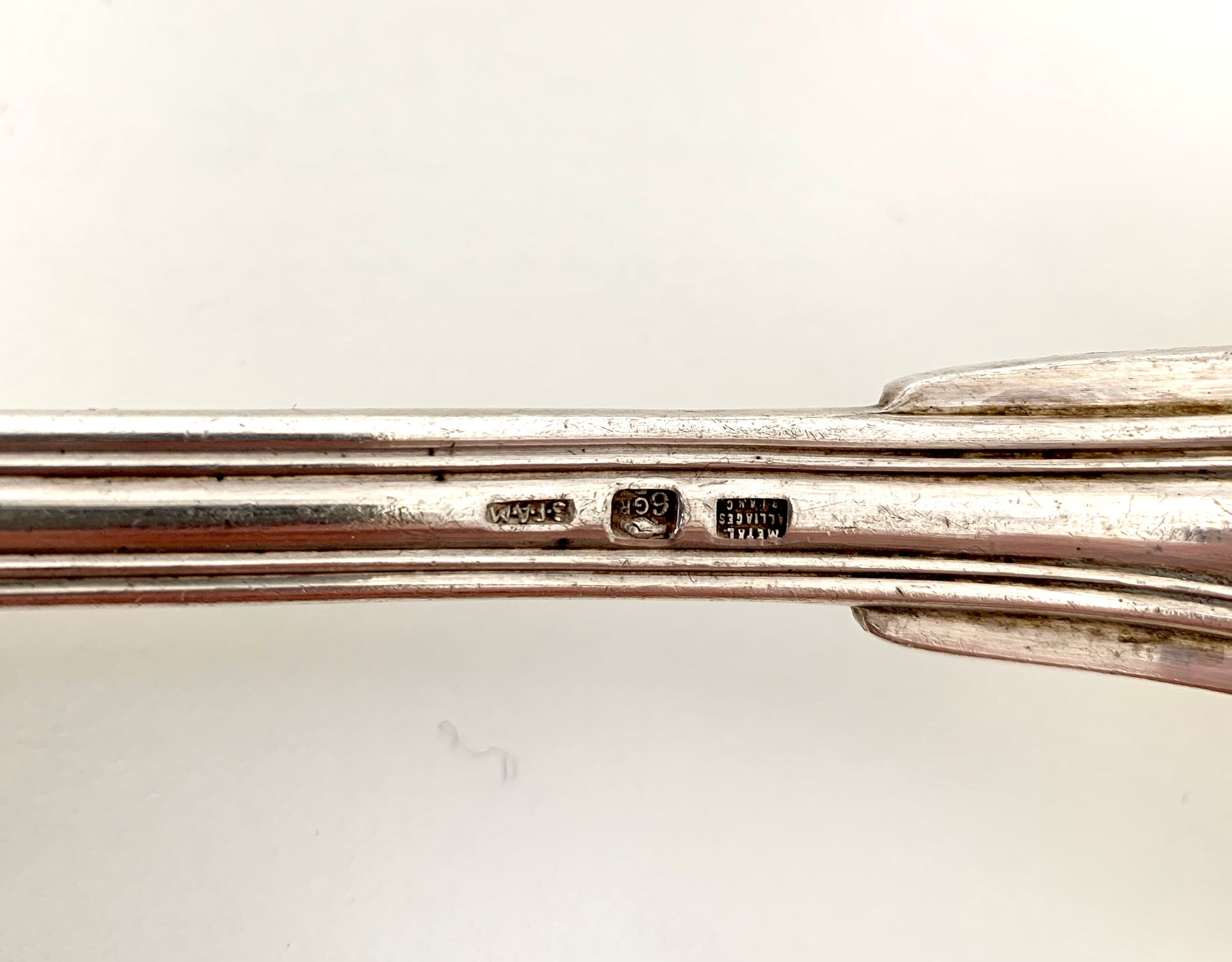 Louche et cuillère métal argenté