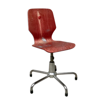 Chaise Pagholz Flöttoto DES années 60