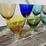 Multicolored stemware