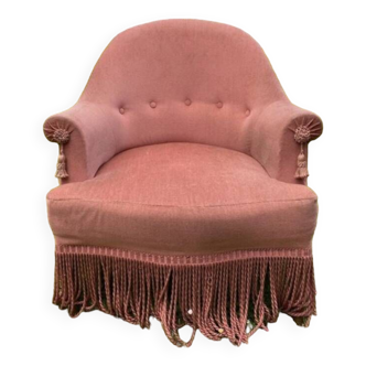 Pink toad armchair
