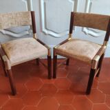 Suite de 4 chaises de Pierre Jolliet années 70