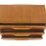 Scandinavian chest of drawers in teak and oak, Sweden, 1960.