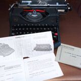 Typewriter rooy 40 with instructions and instruction (rare)