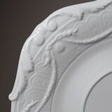 Very large centerpiece dish Lafarge & Co Limoges porcelain vintage
