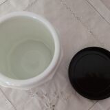 Pot apothicaire verre opaline 500 ml br