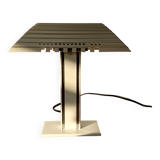 Desk lamp in white lacquered aluminum 1980 Aluminor.