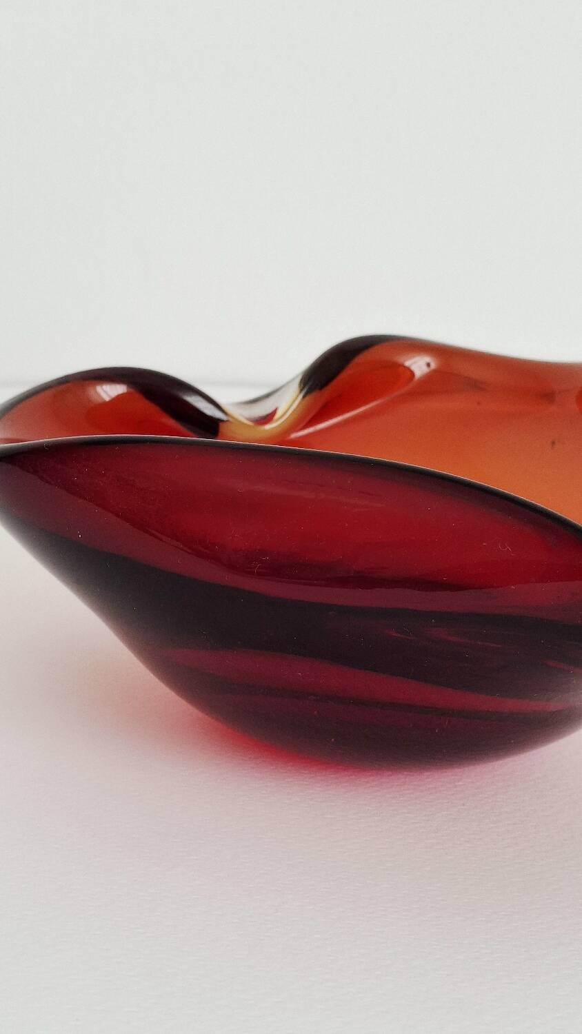 70s Glass Bowl or Ashtray