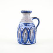 Ceramic vase with a handle, Danish design, 1960s, made in Denmark